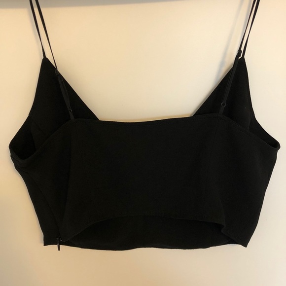 Aritzia Cropped Silk Cami - Picture 3 of 3